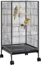 Yaheetech 40 Inch Wrought Iron Bird Cage Open-Top Parrot Cage by Yaheetech