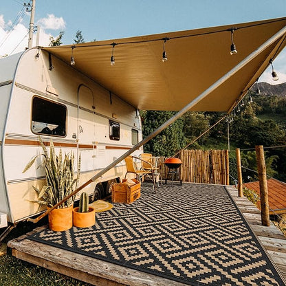 GENIMO Outdoor Rug Waterproof, Lightweight Large RV Camping Mat - Image 2