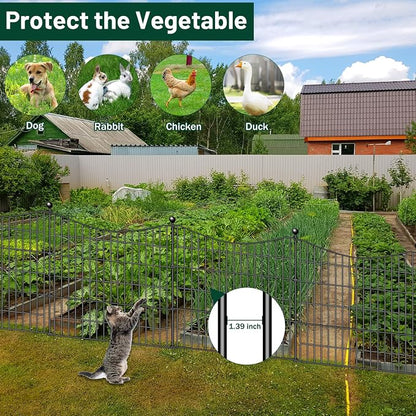 8 Panels Decorative Garden Fence - Image 4