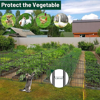 5 Panels Decorative Garden Fence - Image 4