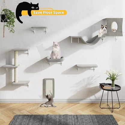 NUNU LAB Wall Mounted Cat Furniture Set - Image 2