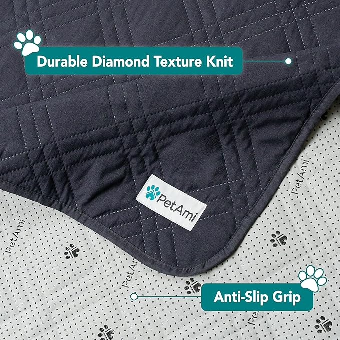 PetAmi Waterproof Couch Cover for Dogs, Reversible Furniture Cover Sofa - Image 6