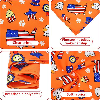 30 Pack 4th of July Dog Bandanas Bulk - Image 3