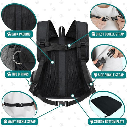 PetAmi Front Carrier Backpack for Dogs and Cats - Image 5