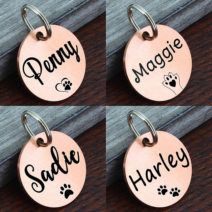 Ultra Joys Dog ID Tag, Custom Pet Tag, Personalized Dog Tags, Pet ID Tag - Image 3