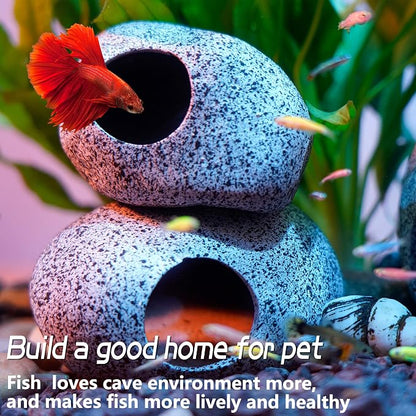 Aquarium Decorations Cave Fish Tank Accessories Rock Decor - Image 4