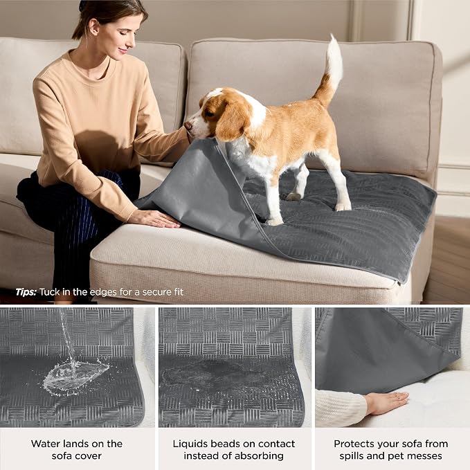 Bedsure Waterproof Couch Cover for Dogs Washable - Image 2