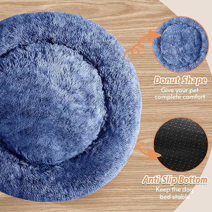 JOLLYVOGUE Calming Dog Bed for Small Dogs - Image 3