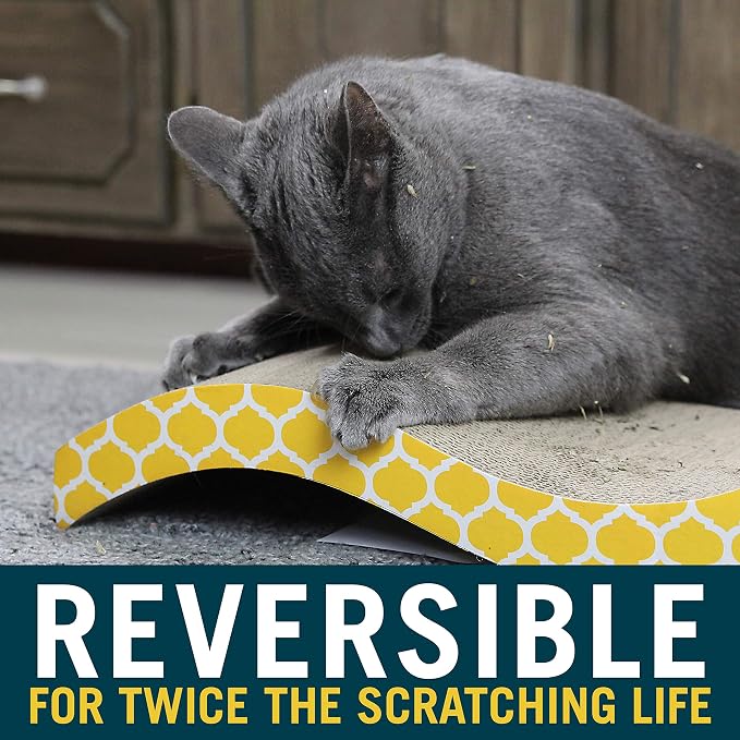 Our Pets OurPets The Wave Curved Catnip Cat Scratcher - Image 3