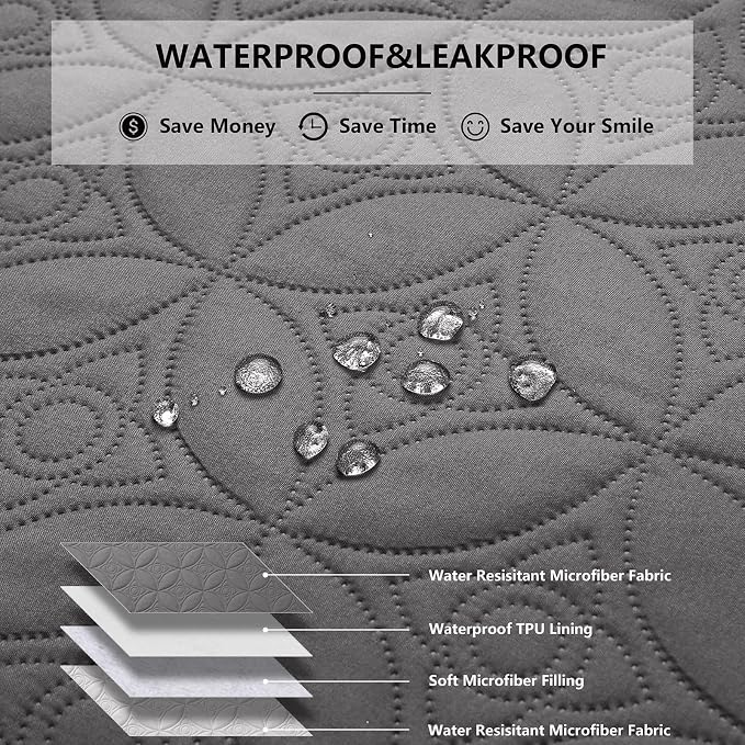 Waterproof Dog Blanket, 68x82 inches Pet Couch Covers - Image 2