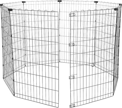 Amazon Basics Foldable Octagonal Metal Exercise Dog Playpen by AmazonBasics