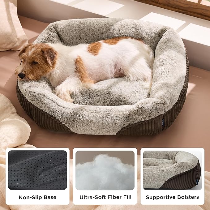 Bedsure Washable Dog Bed Small Medium Size Dog - Image 3