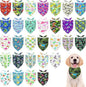 30 Pcs Dinosaurs Dog Bandanas for Small Dogs Medium Stitch Dog Bandana Bulk by Bestwishforyou