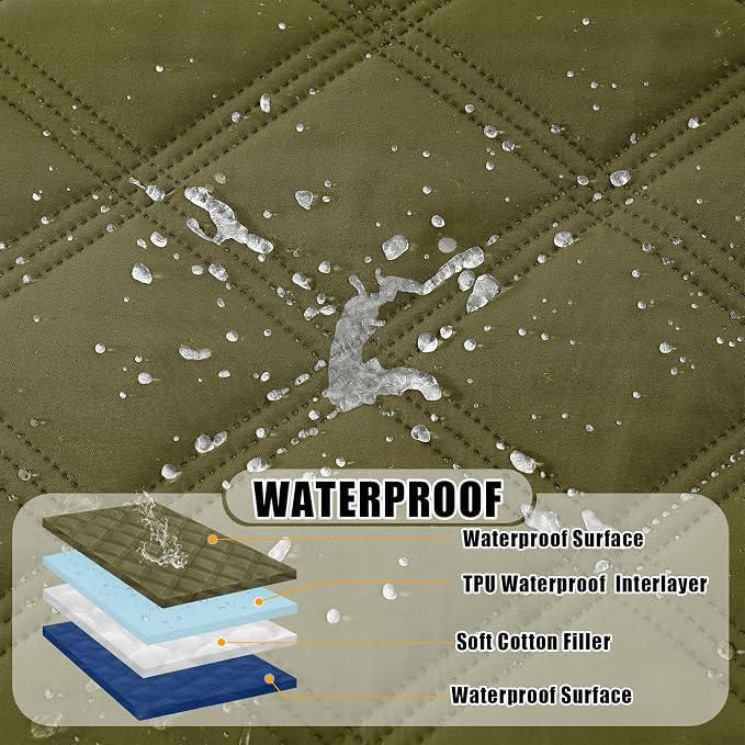 Smiry Waterproof Dog Bed Cover Blanket 30x70, Soft Reversible Pet Blanket - Image 2