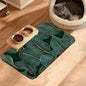 Tropical Palm Feeding Mat, Non-Slip Rubber Backing Mat, Cat Dog Accessories by Unknown