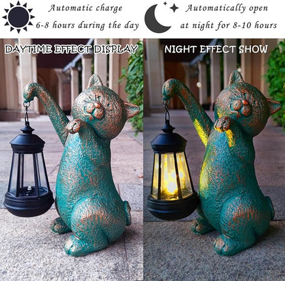Cat Garden Statue Outdoor Décor - Image 5