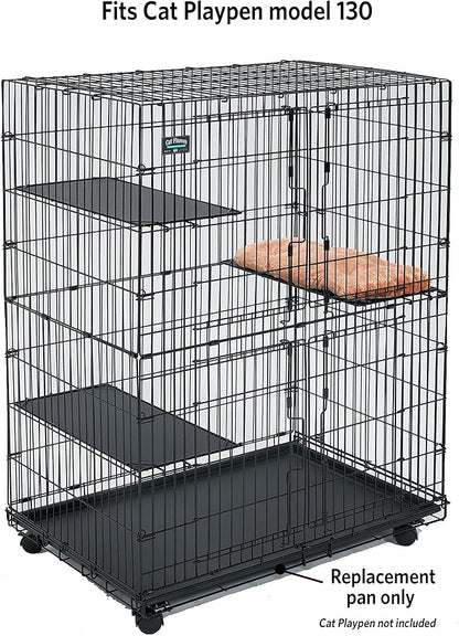 MidWest Homes for Pets 142PAN Replacement Pan for Midwest Cat Cage, 34.5 x 22.5 - Image 3