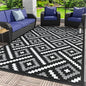 GENIMO Outdoor Rug for Patio Clearance, Reversible Plastic Straw Rugs for RV by GENIMO