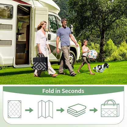 GENIMO Outdoor Rug for Patio Clearance, Reversible Plastic Camping Rugs - Image 6