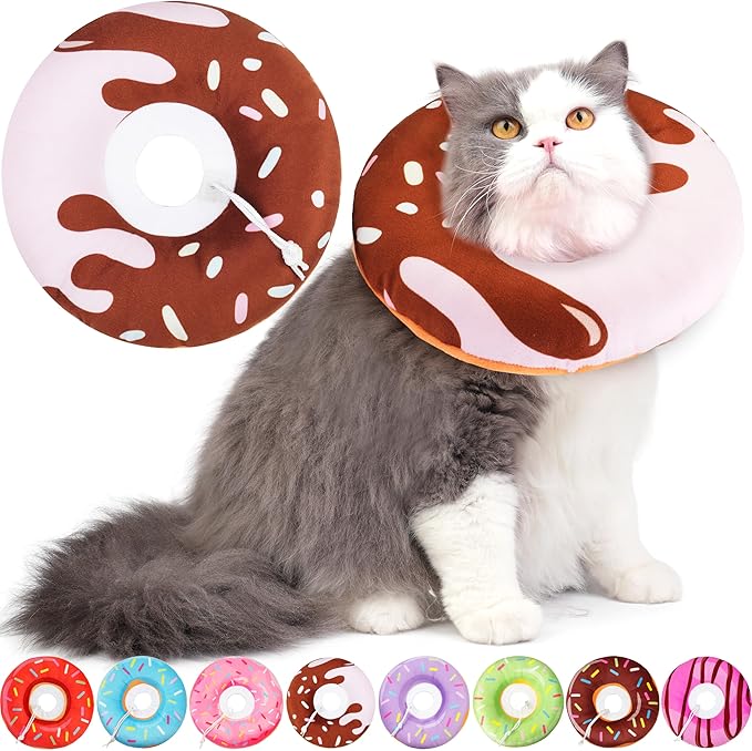 Cat Cone Collar Soft, Cat Recovery Collars by Hpetppy