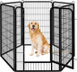 Yaheetech Dog Playpen Outdoor, 47 inch 6 Panels Dog Pen Indoor Heavy Duty Puppy by Yaheetech