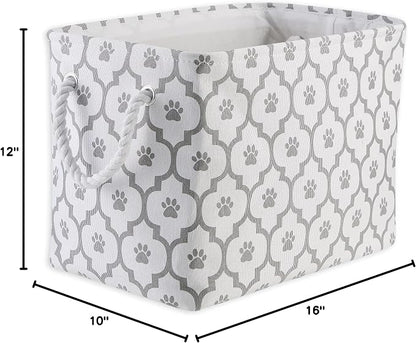 Bone Dry Pet Storage Collection Lattice Paw Print, Medium Rectangle - Image 6