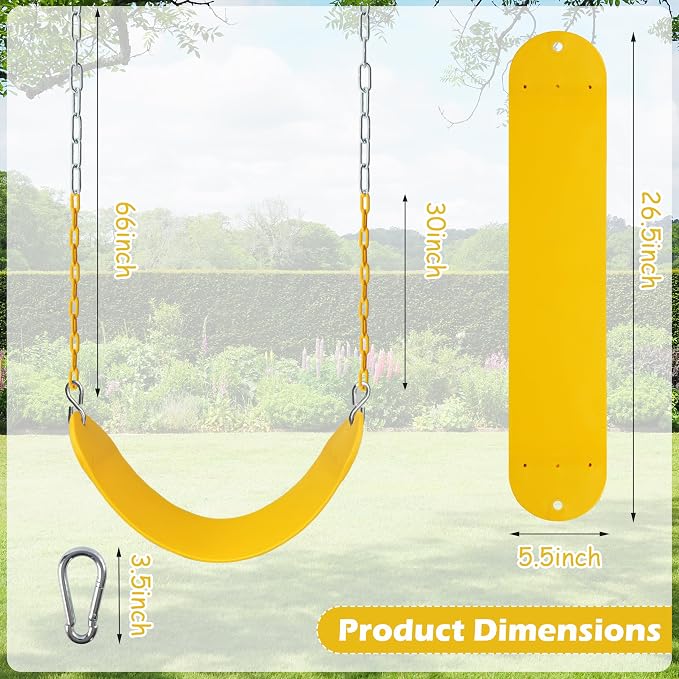 Sunnyglade 8PCS Swings Seats Heavy Duty - Image 5