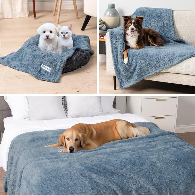 PetAmi Fluffy Waterproof Dog Blanket - Image 5