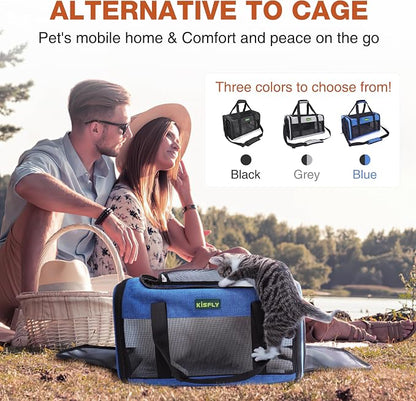 TSA Approved Pet Carrier in Cabin, Top-Open Portable Dog Carrier - Image 6