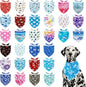 30 Pack Winter Dog Bandanas Bulk by Bestwishforyou