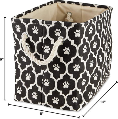 Bone Dry Pet Storage Collection Lattice Paw Print, Small Rectangle - Image 6