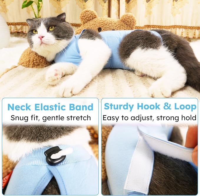 Cat Surgery Recovery Suit, Recovery Suit - Image 3