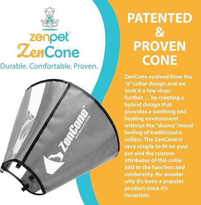 ZenPet Pet Recovery Cone E-Collar - Image 8