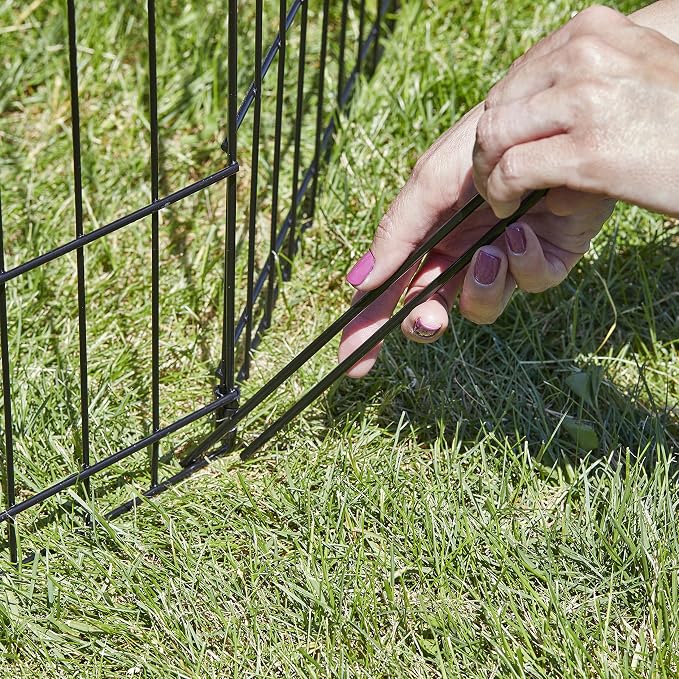 MidWest Homes for Pets Folding Metal Dog Exercise Pen, Indoor/Outdoor Playpen - Image 6