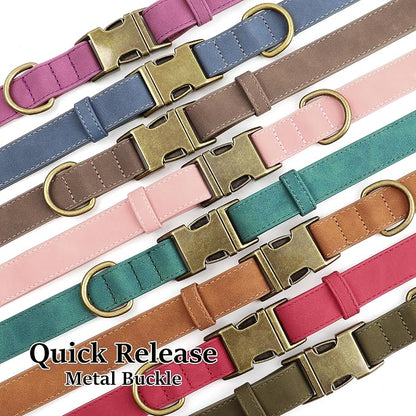 Didog Soft PU Leather Dog Collar, Stylish Quick Released Dog Collar - Image 7