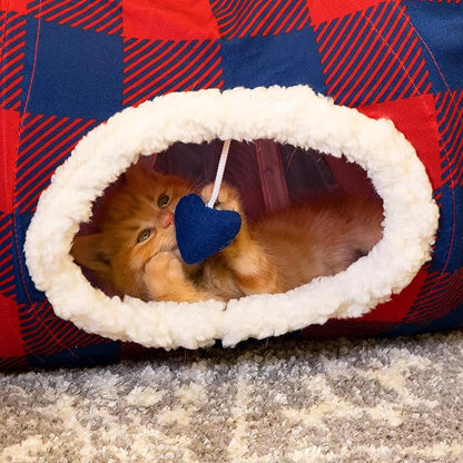 Plaid Tunnel Bed - Image 2