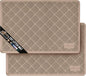 GORILLA GRIP Cat Litter Box Mat, 35x23 2 Pack, Water Resistant, US Designed by GorillaGrip