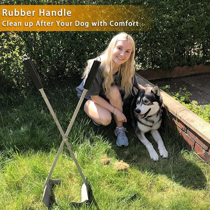 Heavy Duty Pooper Scooper 38" Stainless Steel Long Handle Dog Pooper Scooper - Image 5