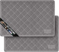 GORILLA GRIP Cat Litter Box Mat, 35x23 2 Pack, Water Resistant, US Designed by GorillaGrip