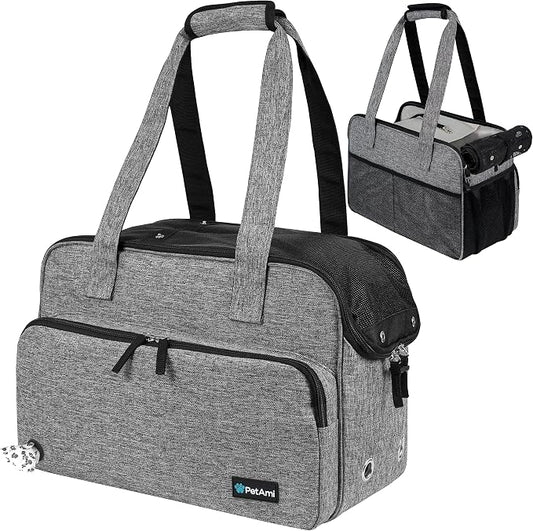 PetAmi Small Dog Purse Carrier, Soft-Sided Pet Carrier Bag by PetAmi