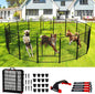 Portable Dog Fence Outdoor for Yard 36'' High, Dog Playpen by IGOOUO